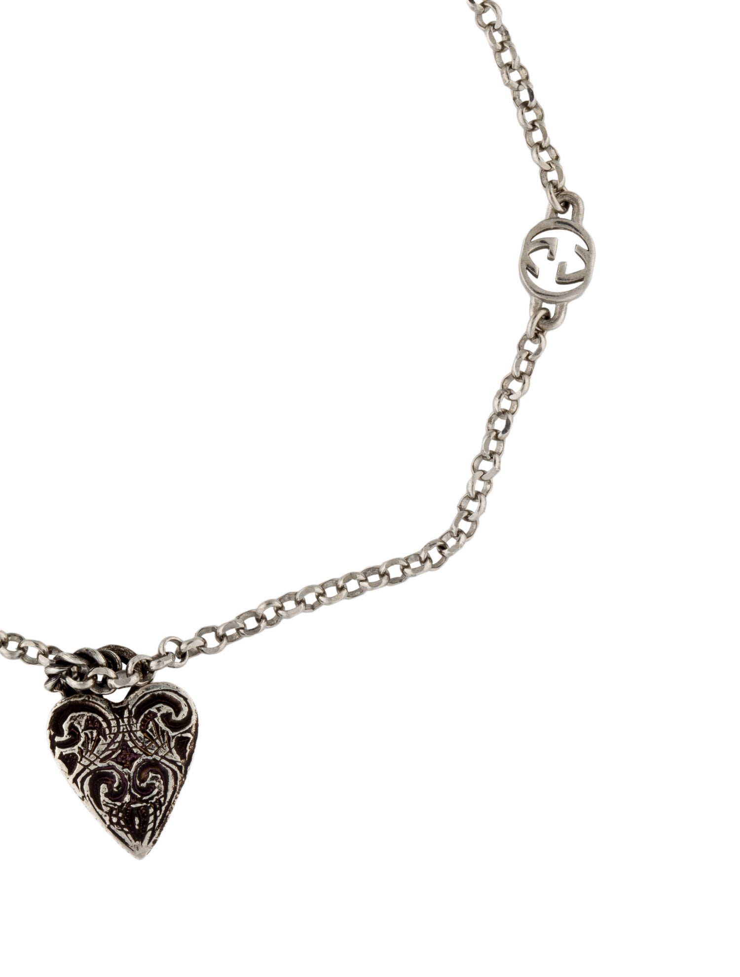 Gucci Heart Charm Bracelet